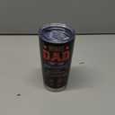 Puvazi Fathers day Tumbler Gifts for Step Dad, Bonus Dad Gifts, StepDad Birthday Gift, Birthday Gift for Stepdad from Daughter, Son, Kids, Stepdad 20 OZ Travel Coffee Mug 1PC