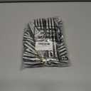 WILLBOND 6 Pcs Christmas Buffalo Plaid Bow Black and White Stripe Wreath Bow Xmas Garland for Christmas Tree Home Crafts Decoration Supplies 6 x 12 Inches(Black and White)