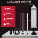 SEDY 500CC Fluid Extractor, Multi-Purpose Oil Syringe, Oil Suction Pump, Manual Extraction and Filling Pump, Automotive Oil Syringe(17.6 Oz./0.45 Qt./500 CC)