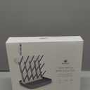 Termichy Baby Bottle Drying Rack: Large Vertical Bottle Dryer Rack Holder - Space Saving Standing Drying Rack for Baby Bottles and Pump Part Cleaning (Gray)