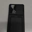 SSLOTSCASE for Samsung Galaxy S25 Ultra Case with Card Holder & Kickstand & Slide Camera Lens Cover, Silicone Edge Protection Rugged Heavy Duty Phone Case Cover for Galaxy S25 Ultra 5G 2025, Black