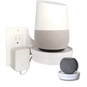 The Easy Outlet Shelf by Mount Genie - Works With All Outlets - 60 Second Install - Hidden Cord Cable Storage - Perfect Google Home Mount, Nest Wifi Mount, for Cameras, Voice Assistants, and More