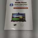 16 Inch Smartphone Screen Magnifier 3D HD Foldable Amplifier Phone Stand with Adjustable Angle Gift for Mom Dad Family Portable Universal Enlarger Movies Gaming Video