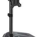 MOUNT PRO Single Monitor Stands Fits 13-32 inch/17.6 lbs Screen, Free-Standing Computer Monitor Mount for Desk, Display Standing with Adjustable Height/Tilt/Swivel/Rotation, VESA 75x75 100x100