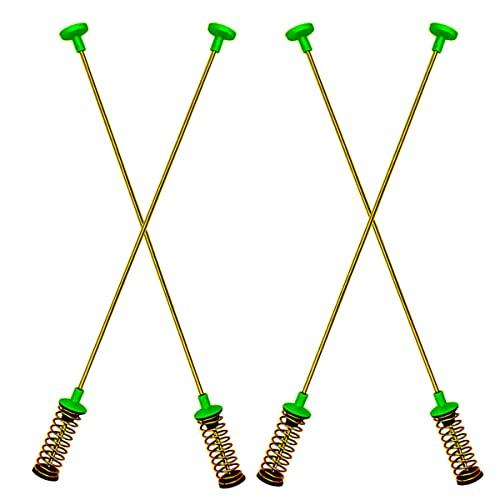 2026 Upgraded DC97-16350S/16350U/16350T Suspension Rod Kit for Samsung Washer, 4 Pack Heavy Duty Rods with Thicker Springs, Fits WA50R5200AW, WA45T3200AW, WA45N3050AW, WA50R5400AV, WA50T5300AC & More