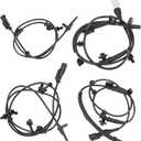 WMPHE 4 Pcs ABS Wheel Speed Sensors Compatible with Ford Edge 2011 2012 2013, Compatible with Lincoln MKX 2011 2012 2013 2015, Replacement for 7T4Z2C205A, DT4Z2C204A, CT4Z2C190C, CT4Z2C190A