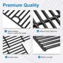 Charbroil 463448021 Parts Grill Grate for Charbroil Performance 5 Burner Gas Grill Replacement Part Cast Iron Cooking Grate for Charbroil 463449021 463466522 463455021 463451022 5-Burner Gas Grill