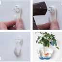 yarlung Set of 6 Wall Hanging Planter Terrarium, Clear Glass Plant Vase Wall Mount for Propagating Hydroponics Plant, Indoor Air Plants, Stylish 6 Shapes (Plants Not Included)
