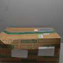 Luxudecor Floral King Comforter Set 7 Pieces Bed in a Bag, White Flower Print on Grey Bedding Set, Soft Reversible Comforter with Sheet Set 104"x90"