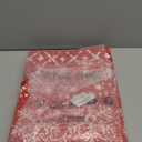 Christmas Area Rug 3x5 Rugs for Living Room Red Snowflake Plaid Decorative Modern Rug Holiday Decor Geometric Non Slip Rug Washable Carpet for Bedroom Dining Room