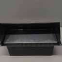 10 Inch Wall Vent Cap for Microwave Kitchen Range Hood Exhaust for 3-1/4"x10" Rectangular Duct Exhaust Vent Cap with Damper and Screen for Range Hood Kitchen Dryer Bath, Black