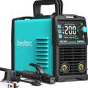 bestarc Stick Welder 200A, Large LED Display ARC/Lift TIG Welding Machine, 110V/220V Dual Voltage with Synergic Control, IGBT Inverter Portable MMA Welder Machine with Hot Start, Arc Force and VRD