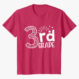 Going To 3rd Grade Teacher Squad and Third Grade Boys Girls T-Shirt, SIZE L YOUTH