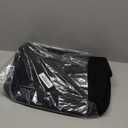 COMFY-HOMI Cotton Rope Woven Basket with Handles for Shelves,Toys,Book, Cloth Storage Baskets Bin for Organizing- 1 PCSToy Decorative Organizer for Living Room, Bathroom 17" x 13" x 7.5" - All Black