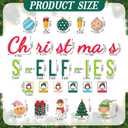 Faccito 99 Pcs Christmas Bulletin Board Cutouts Decorations Selfies Vintage Large Cut Outs and Glue Points with Student Photos for Xmas Party Classroom Church Home Decor