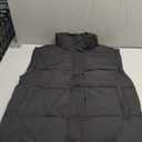 Ainangua Women's Puffer Vest Stand Collar Zipper Sleeveless Jackets Winter Lightweight Vests Warm Padded Jacket Coat (Medium, Black)