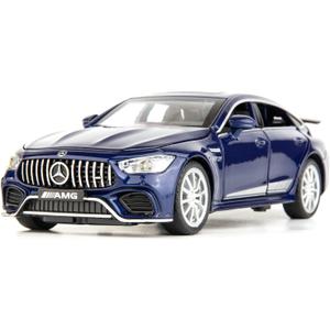 WAKAKAC 1/32 Diecast Car AMG GT63 Model Car Pull Back with Sound and Light Toy Car for Boys Girls Adult Gift(Blue)