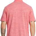 M MAELREG Golf Shirts for Men Dry Fit Short Sleeve Casual Performance Moisture Wicking Heather Pique Collared Polo Shirts (L)