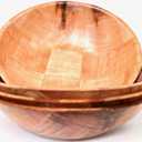 Wood Wooden Salad Bowl, Set 4, (10 inches)