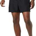 Men's Swim Trunk 5" with Compression Liner 5 Inch Quick Dry Board Shorts Zipper Pocket, Size Small