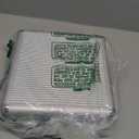 Mexican Train Dominoes Set Double 12 Color with Numbers and Wooden Hub 8 Metal Trains and Aluminum Case