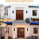 Large Exterior Lighting Fixtures,Dusk to Dawn Black Outdoor Lanterns for Front Porch, Modern Outside Wall Lights for House,Garage,Patio with Glass,Waterproof,E12 Base,1 Pack 20" H*9" L*7.5" W, 19.8 Inches