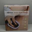 Upgraded Ionic Foot Bath Detox Machine  No Salt Limit, No Alarm Shutoffs | One-Touch 30-Min Auto Spa | 2 Arrays, 15 Liners & Detox Sea Salt | Home Foot Spa for Circulation & Relaxation