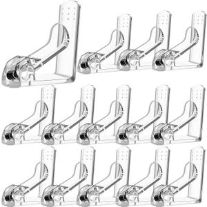 Patelai Clear Plastic Picnic Tablecloth Clips Spring Loaded Tablecover Clip-Clamp Holder Table Cloth Holders for Home Party and Picnic(14 Pieces)