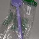 Back Scrubber for Shower, (16-24 Inch) Extendable Bath Brush Long Handle for Shower, Silicone Body Scrubber with Handle, Back Brush for Shower Men and Women,Easy to Clean (Purple)