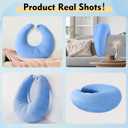 vamorry Gaming Pillow Arm Support Pillow for Bed & Sofa: Ergonomic U-Shaped Lap Pillow with Elbow Rest for Adults & Kids - Reduces Arm Pain & Fatigue During Gaming, Reading, Working & Crocheting