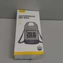 Earth Pak Waterproof Dry Bag with Zippered Pocket - Waterproof Dry Bag Backpack Keeps Gear Dry (40L, Yellow)