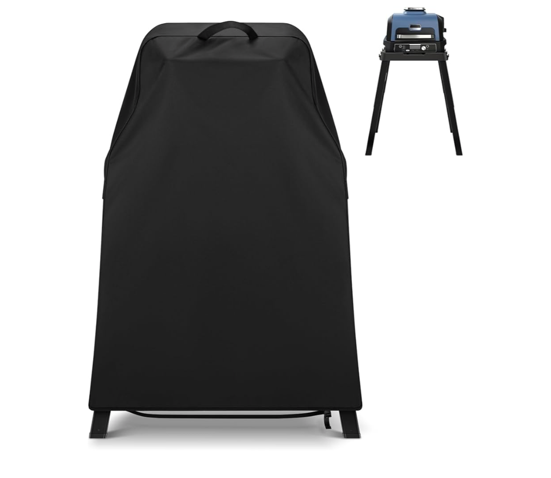 Grill Cover Compatible with Ninja Woodfire Grill OG700 OG800 OG900 OO100 Series on Outdoor Collapsible Stand or Adjustable Stand,Heavy Duty Waterproof BBQ Cover for Outdoor