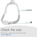 Replacement for AirFit P30i Standard Frame System Sets, Nasal Cradle Cushion & Elbow - for Nasal Mask - Standard Frame with Headgear (Large)