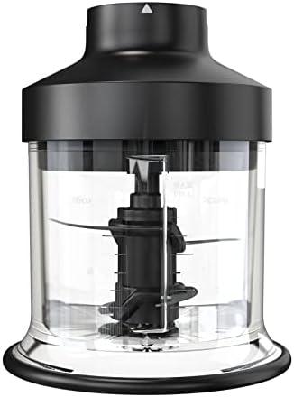 Ninja Foodi Power Chopper 3-Cup Food Processor Bowl Accessory | Compatible with the Ninja Power Mixer System (CI100 Series) | Includes Bowl, Storage Lid & Blade Assembly | Black | XSKKITCHPR