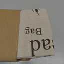 New Living Organic Linen Cotton Bread Bags 2 Pack | Extra Large 44x35 cm | Reusable Bread Storage Bags