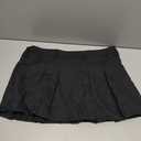 WDIRARA Women's High Waisted Pleated Skirt Skater A Line Mini Uniform Skirt