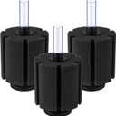 Pawfly Large Aquarium Bio Sponge Filter Quiet Betta Fry Shrimp and Small Fish Foam Filter for Fish Tank up to 60 Gallon, 3 Pack