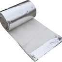 Ceramic Fiber Insulation Roll 2300F Fireproof Blanket High Temp Heat Resistant for Wood Stove Furnace Chimney Boiler (0.4"/0.8"/1"/2" Thick, Multiple Sizes)(Size:590in*24in*0.4in,Color:Single Sided)