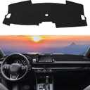 Dashboard Cover Mat Custom Fit for Honda CRV CR-V 2023 2024 2025 2026 (EX, EX-L, Sport, Sport Touring) (Without HUD) Dash Cover Nonslip Dash Mat Protector Sunshade No Glare Black