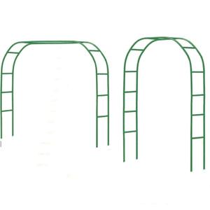 Tytroy Reconfigurable & Easy-to-Assemble Metal Outdoor & Indoor 7'6" Garden or Wedding Arch Arbor for Wedding Bridal Party Elegant Decorations & Garden Climbing Plants Vines (Green 1PC)