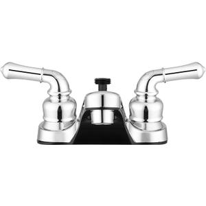 Dura Faucet DF-PL720C-CP RV Bathroom Faucet with Classical Handles and Shower Hose Diverter (Chrome)
