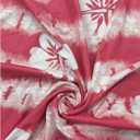 SOLY HUX Women's Summer Floral Print Going Out Bandeau Sleeveless Crop Tops Vintage Y2K Streetwear (Pink, XS)