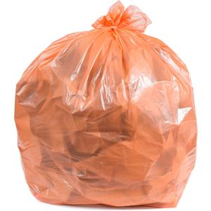 Plasticplace 40-45 Gallon Trash Bags  1.5 Mil  Orange Heavy Duty Garbage Can Liners  40 x 46 (100 Count)