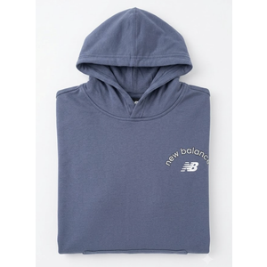 New Balance Boys Graphic Hoodie – Premium Comfy Cotton Blended Fleece Pullover Sweatshirt, Large