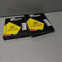 2 x Milomdoi 9 in 1 Screen Protector for Samsung Galaxy Z Fold 7, 3 Inside Flexible Film + 3 Front Tempered Glass + 3 Camera Lens Protector Accessories with Installation Frame (Black)