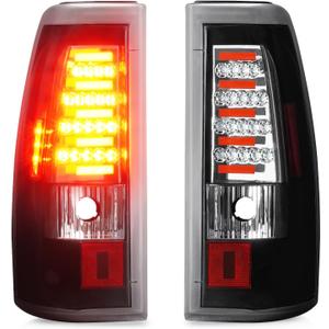 LED Tail Light Taillight for Chevy Silverado 1500 2500 03-06, 1500 Classic & 1500 2500 HD Classic 07, GMC Sierra 1500 2500 3500 & 1500 2500 HD 04-06, 1500 3500 Classic & 1500 2500 HD Classic 07