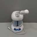 Nisperos Nano Ionic Facial Steamer - 360 Rotatable Sprayer - 40 Minutes Warm Mist - Humidifier - Professional Face Steamer for Facial Deep Cleaning (White)