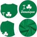 St Patricks Day Shirt Women Shamrock Heart Tank Tops Casual Lucky Clover Sleeveless Shirts