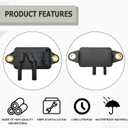 EGR Valve Pressure Feedback Sensor Compatible for 1994-2010 Ford Lincoln Mazda VP8, Mercury Lincoln Town Car Mazda Truck Replacement for F77Z-9J460-AB DPFE15