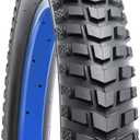 YUNSCM 1 PC/2PCS 24" Fat E-Bike Tires 24 x 3.0/76-507 Compatible with Mountain Bike 24x3 24x3.0 Electric Bicycle Tires(Y-1000)